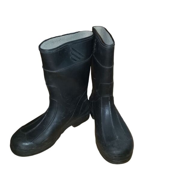 🛍️KIDS RUBBER NON INSULATED RAIN BOOTS SIZE 13 - Picture 1 of 4